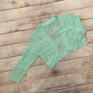 3/4 length cropped shrug